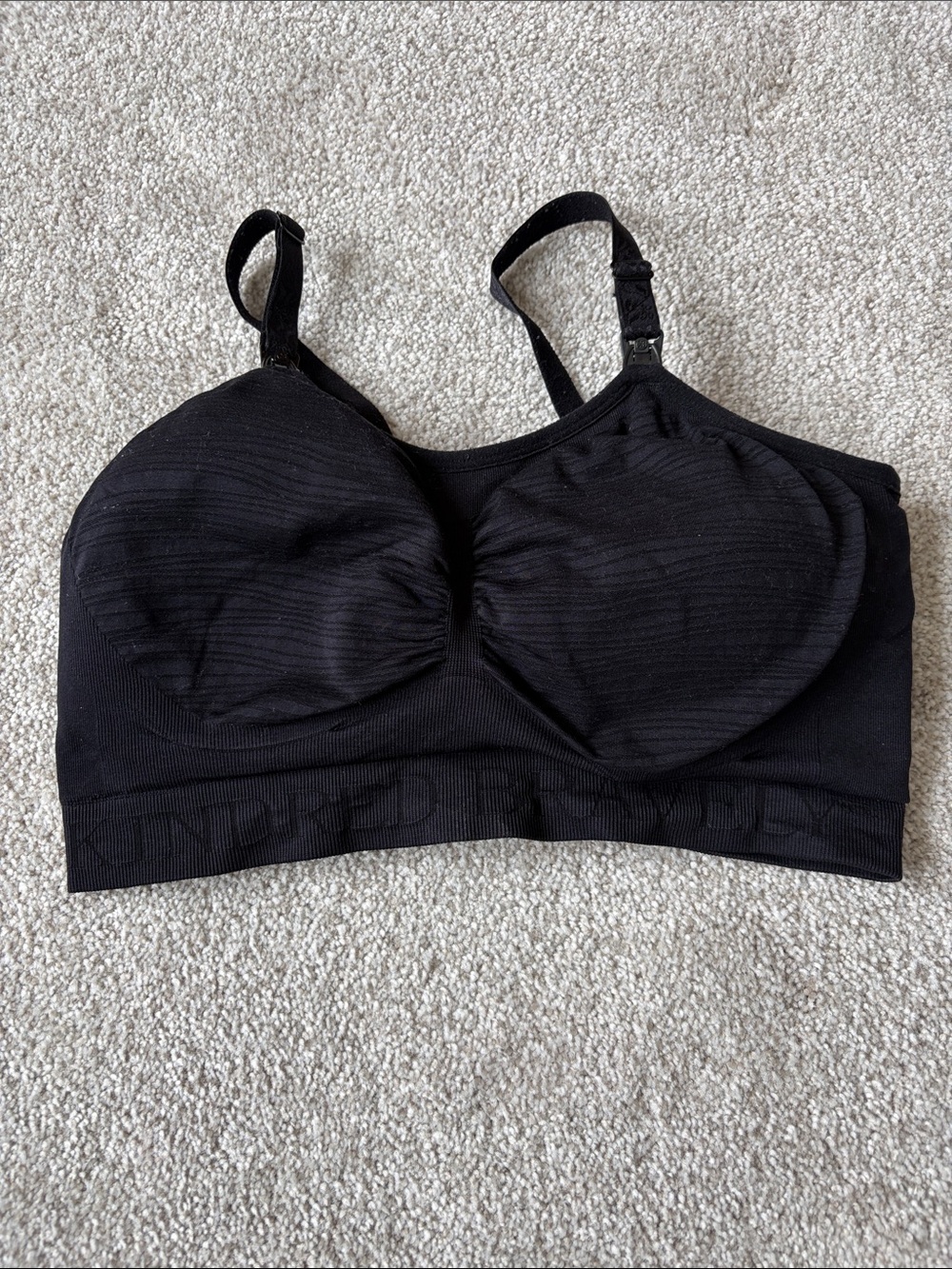 Kindred Bravely Black Seamless Nursing & Maternity Bra